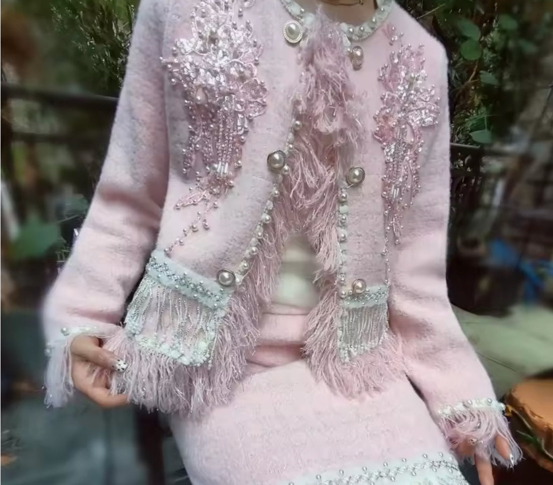 Pink and Pearl 2pc Set