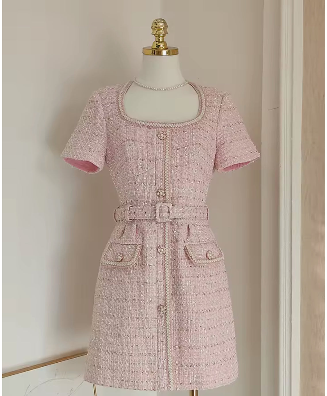 PINK COTTON CANDY DRESS