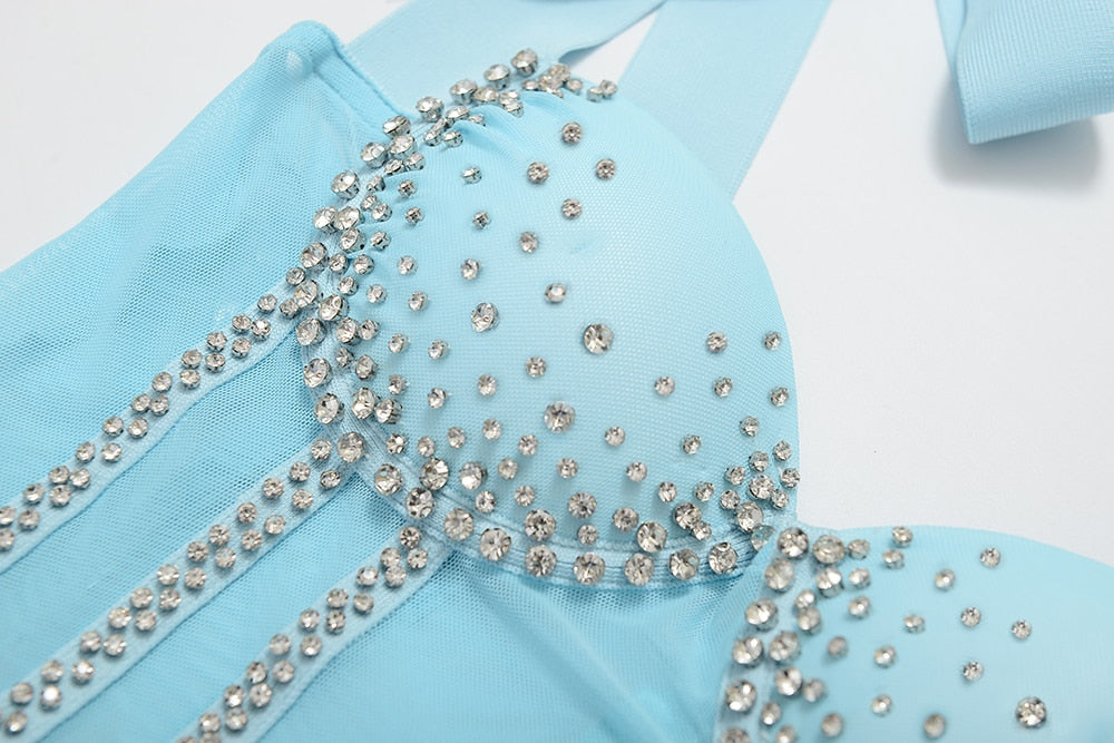 Ocean Blue Bodycon Dress