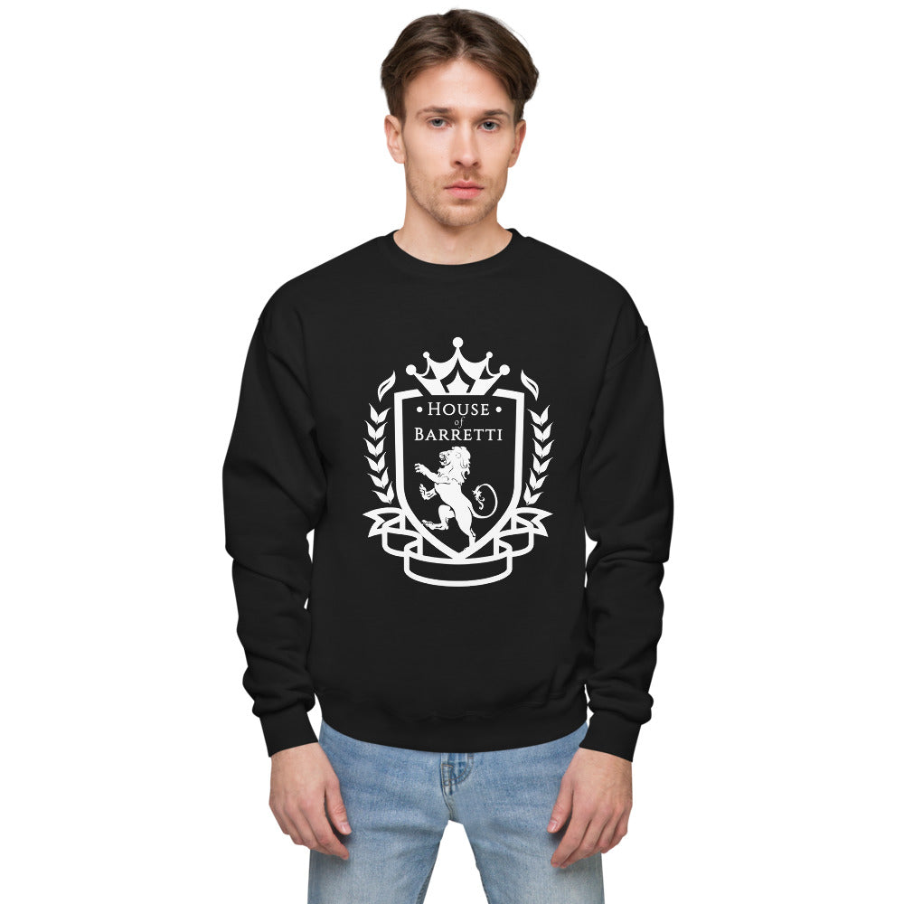 House of Barretti Unisex Fleece Sweatshirt