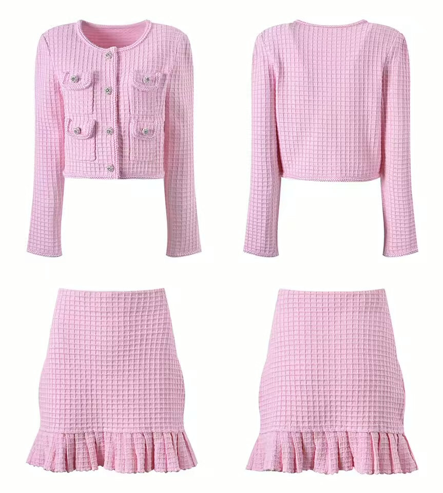 PINK BARBIE GIRL SUIT SET