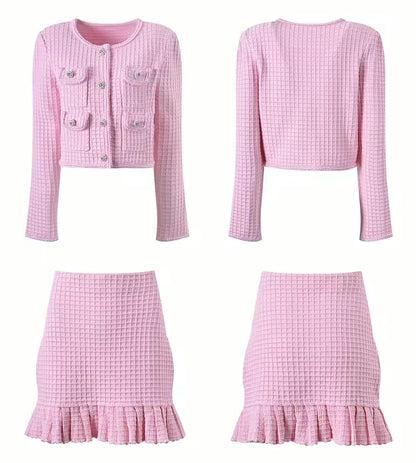 PINK BARBIE GIRL SUIT SET
