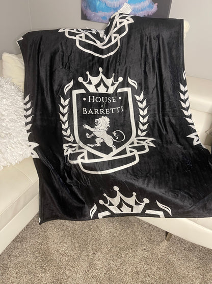 House of Barretti Throw Blanket